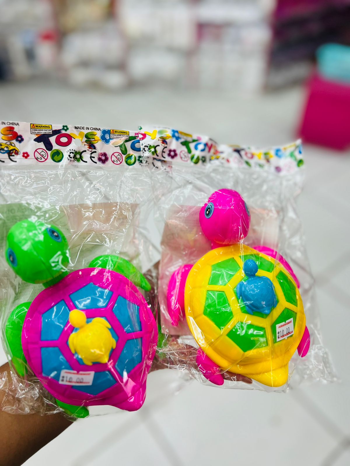 Tartaruga de Brinquedo Colorida