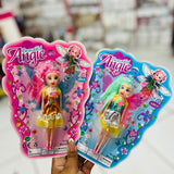 Boneca Fada Beautiful Angie com Asas Coloridas