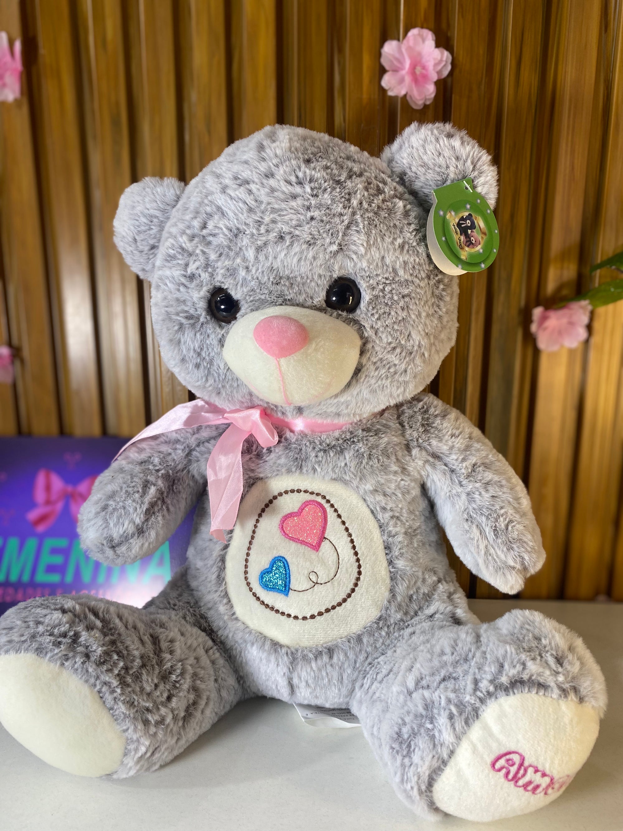 Urso de Pelúcia com Laço