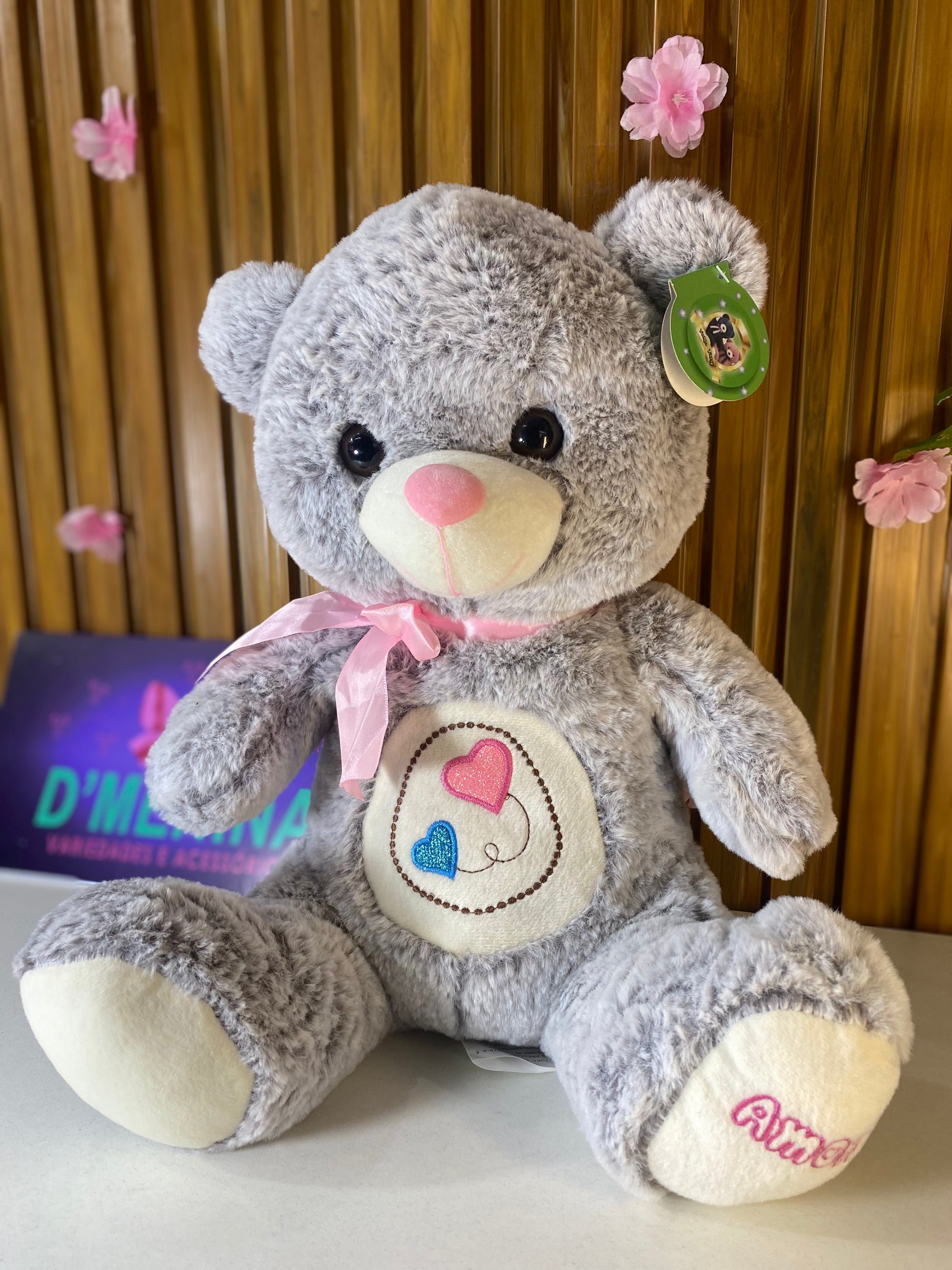 Urso de Pelúcia com Laço