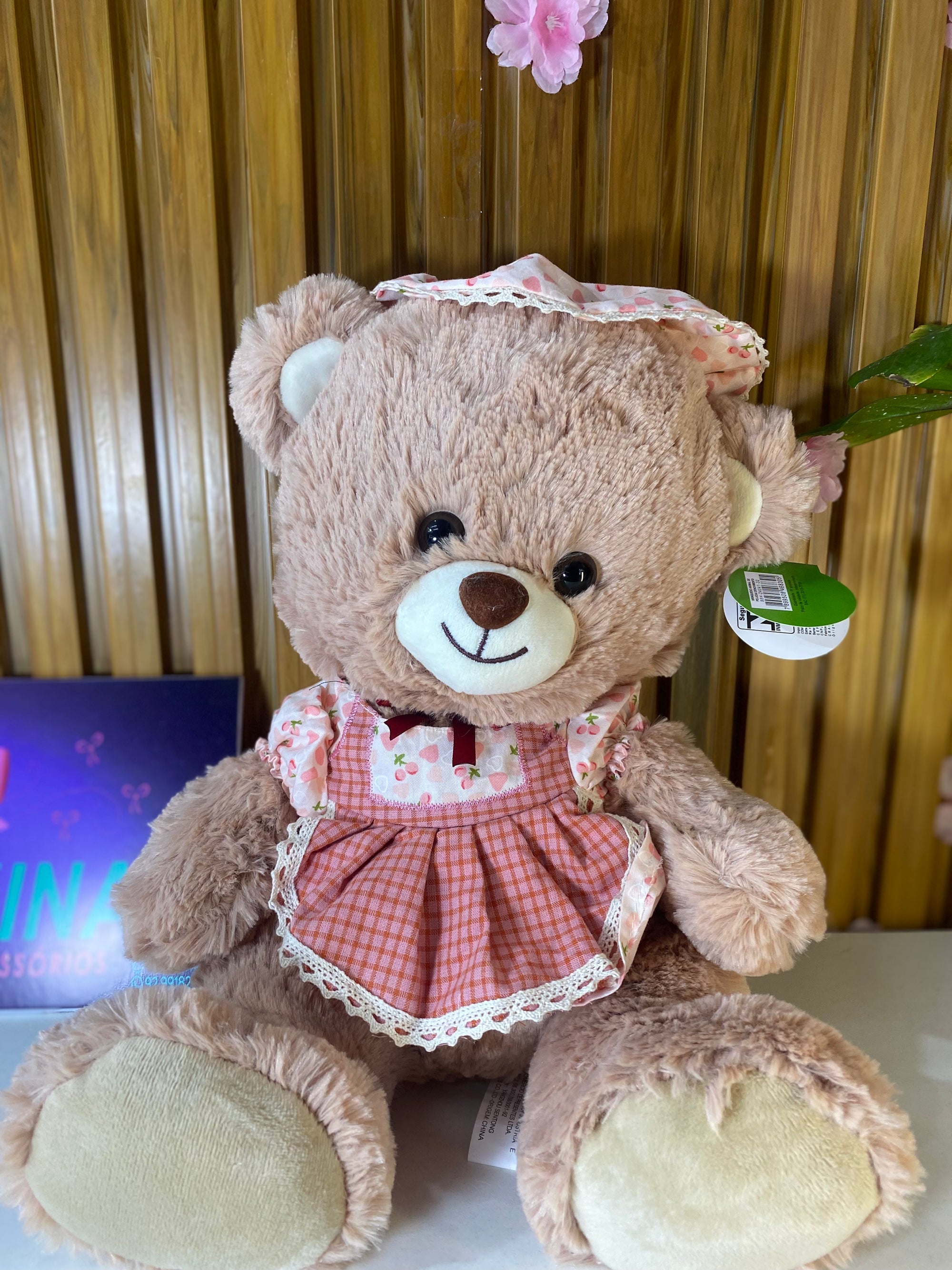 Urso de Pelúcia Vintage Bijou 45cm