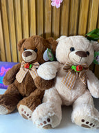 Urso de Pelúcia Castanho/Creme 30cm