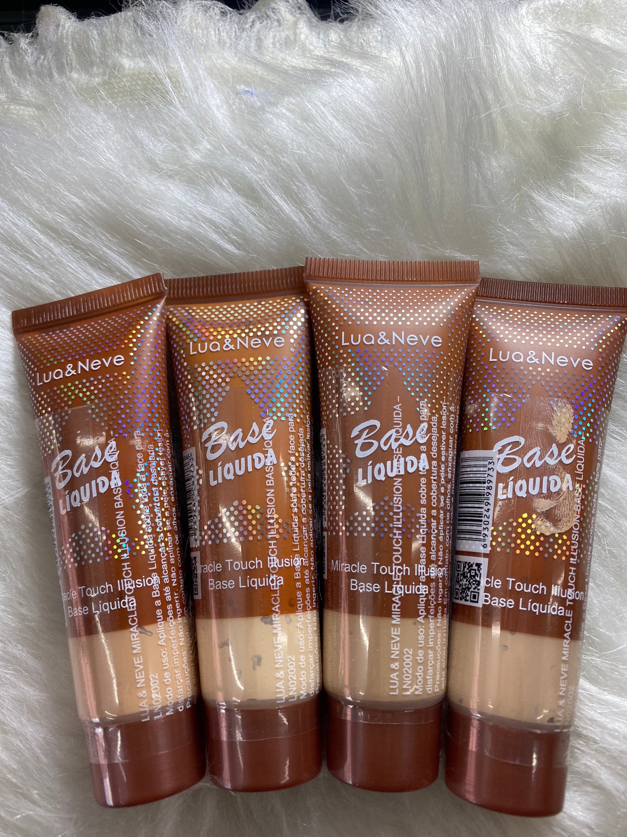 Base Líquida Lua &amp; Neve – 4 Cores 🌟