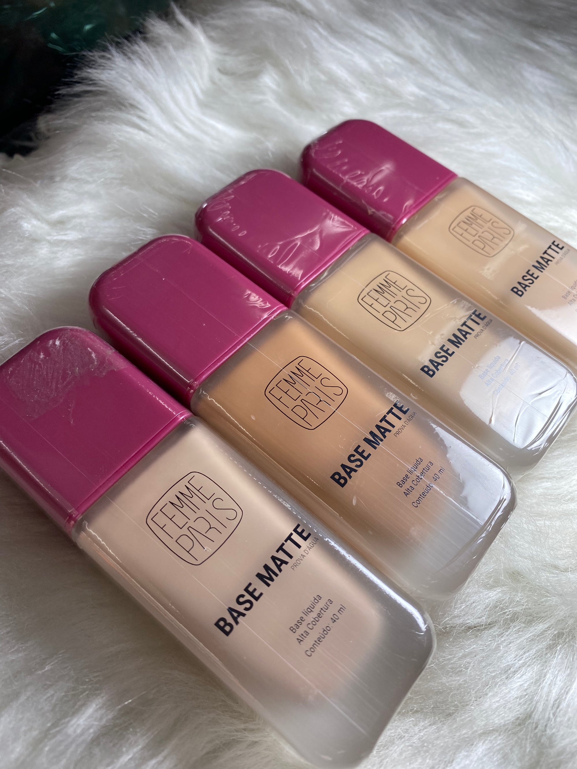 Base Líquida Femme Paris Matte – 4 Cores ✨