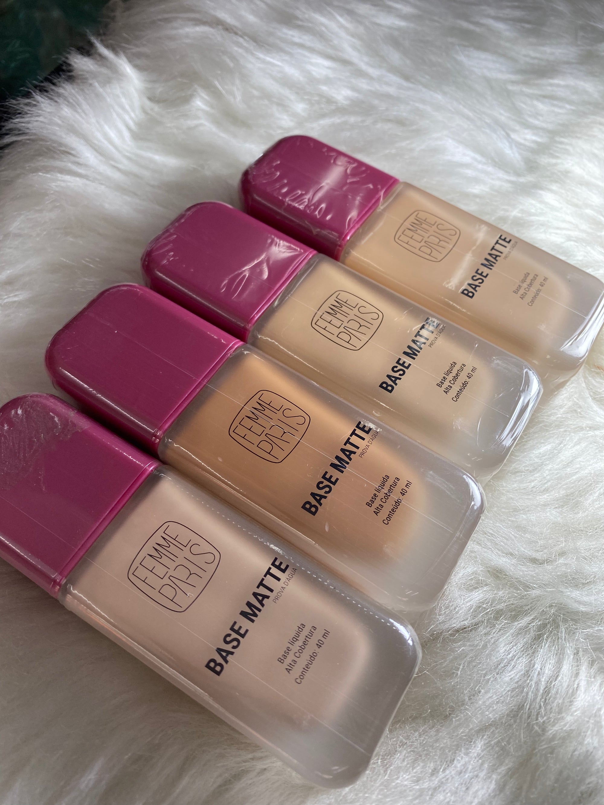 Base Líquida Femme Paris Matte – 4 Cores ✨