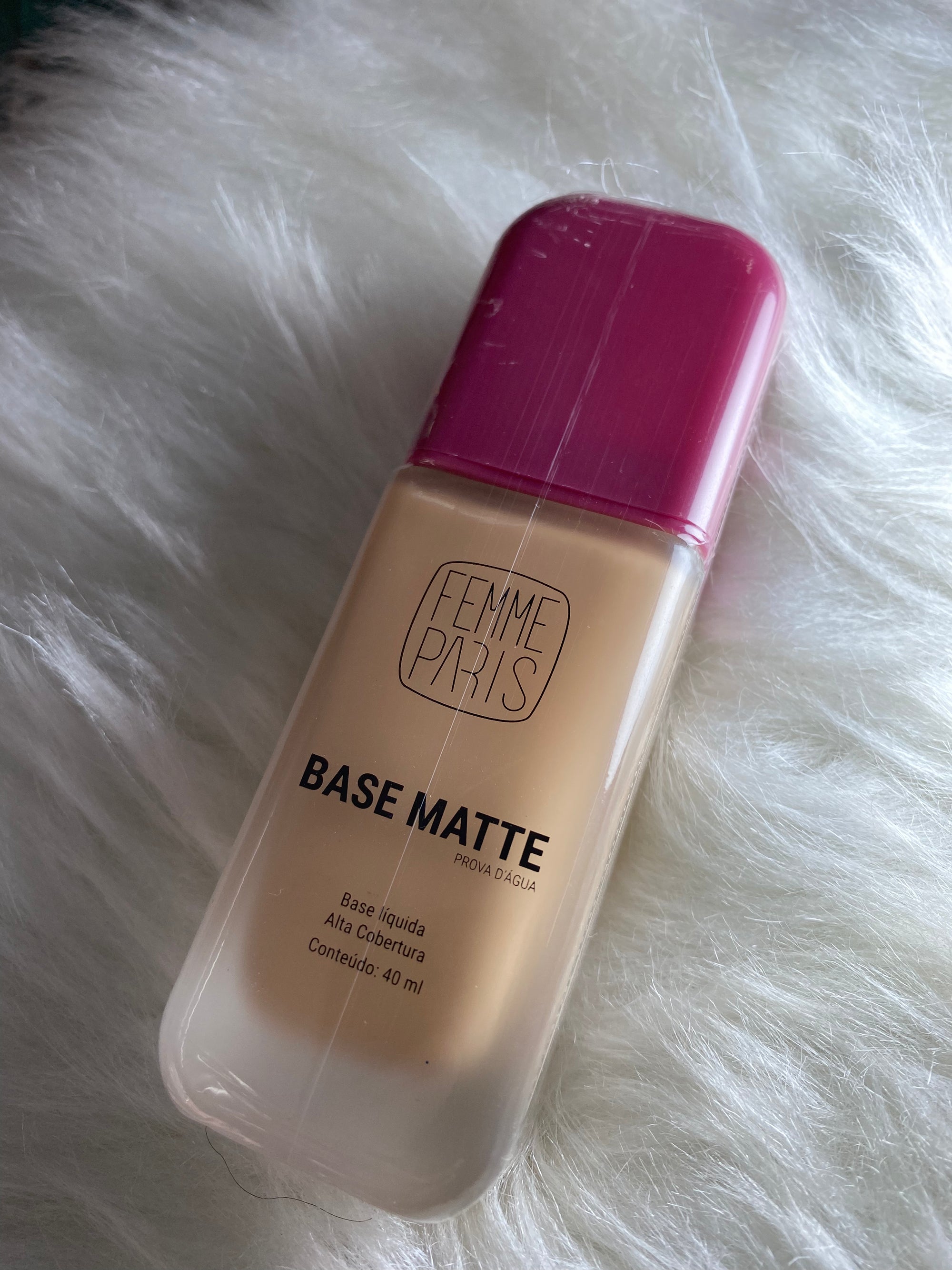 Base Líquida Femme Paris Matte – 4 Cores ✨