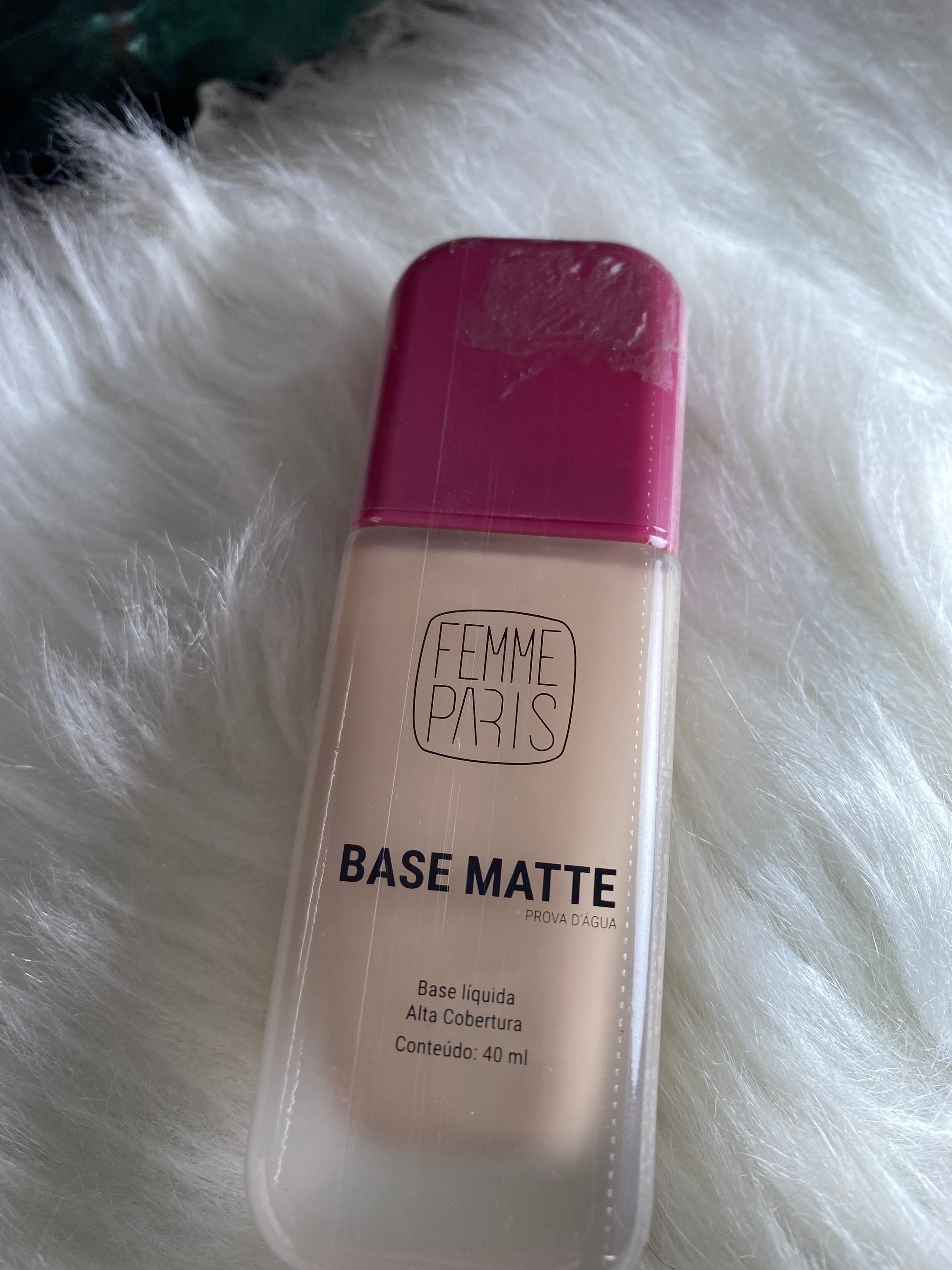 Base Líquida Femme Paris Matte – 4 Cores ✨