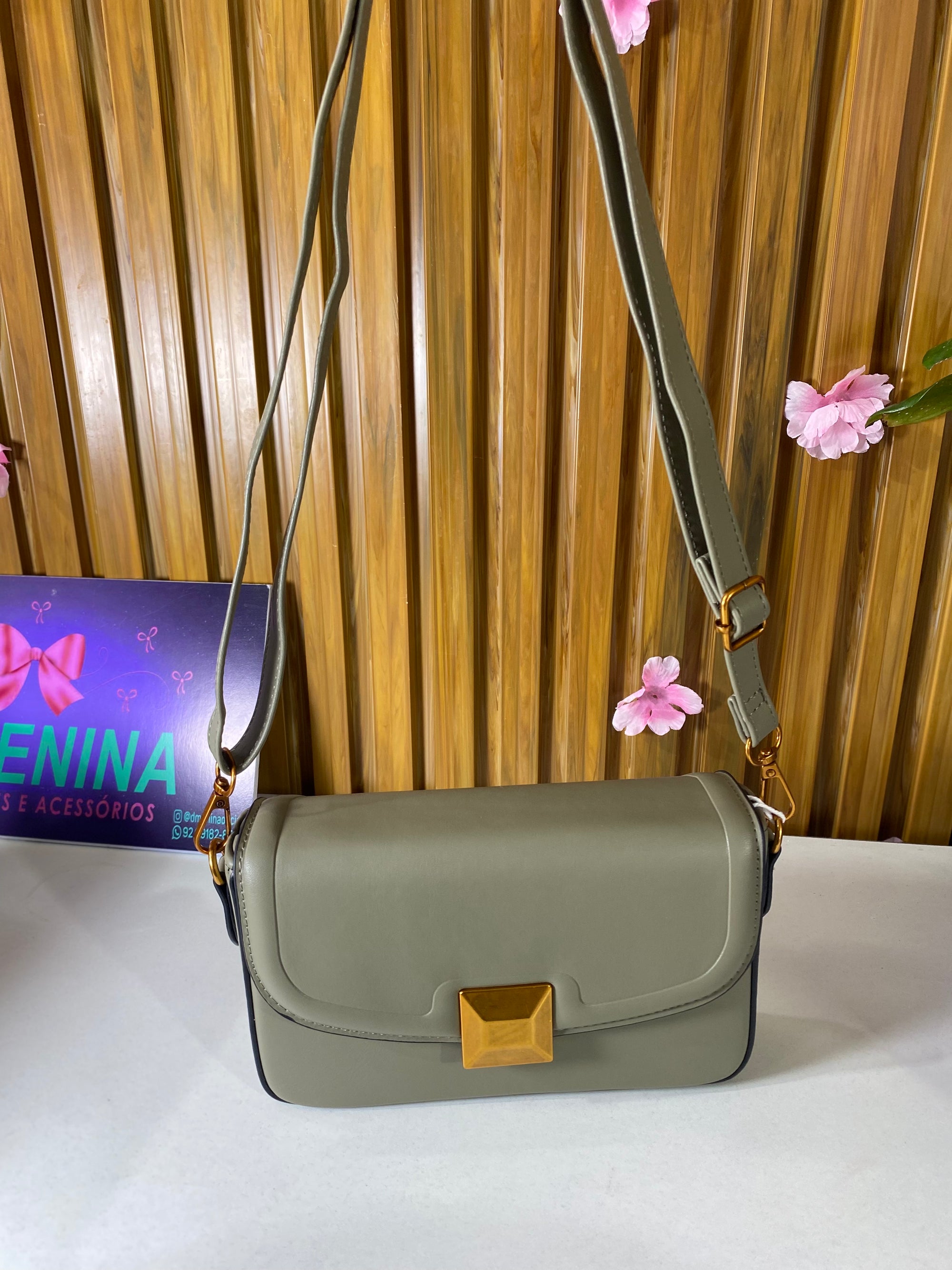 👜 Bolsa Vivian Verde Militar