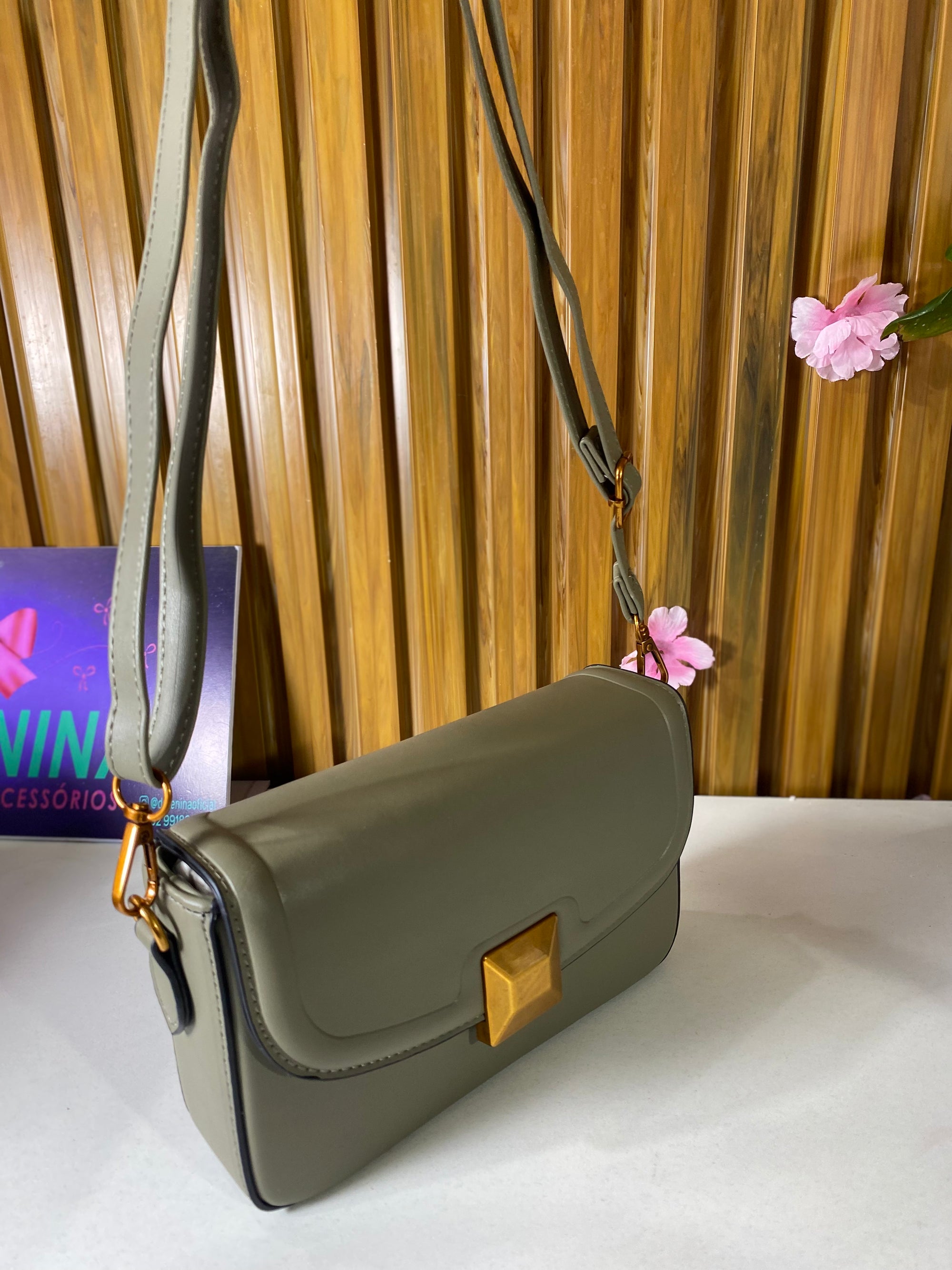 👜 Bolsa Vivian Verde Militar