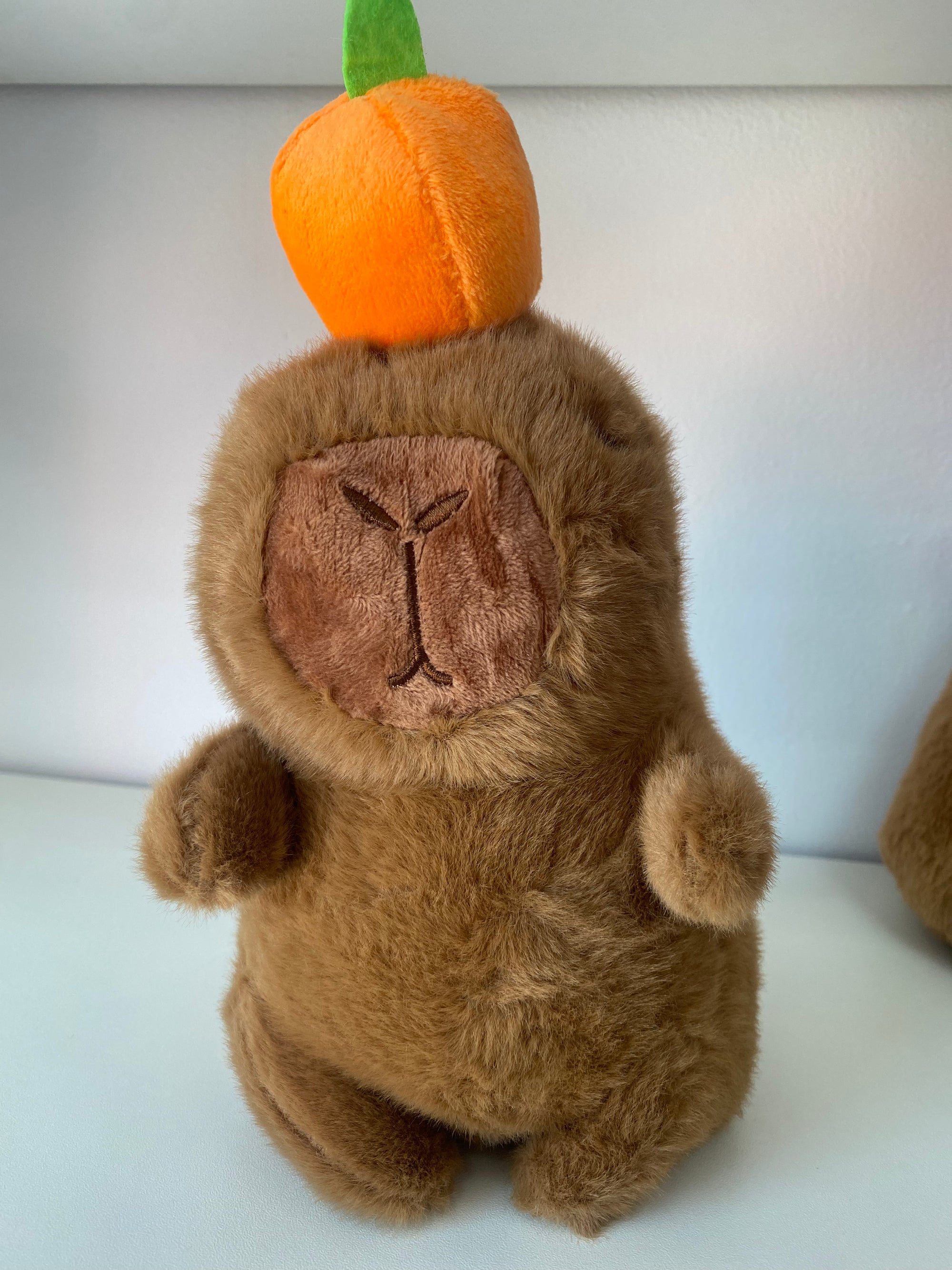 Pelúcia Capivara com Laranja 🍊🦦