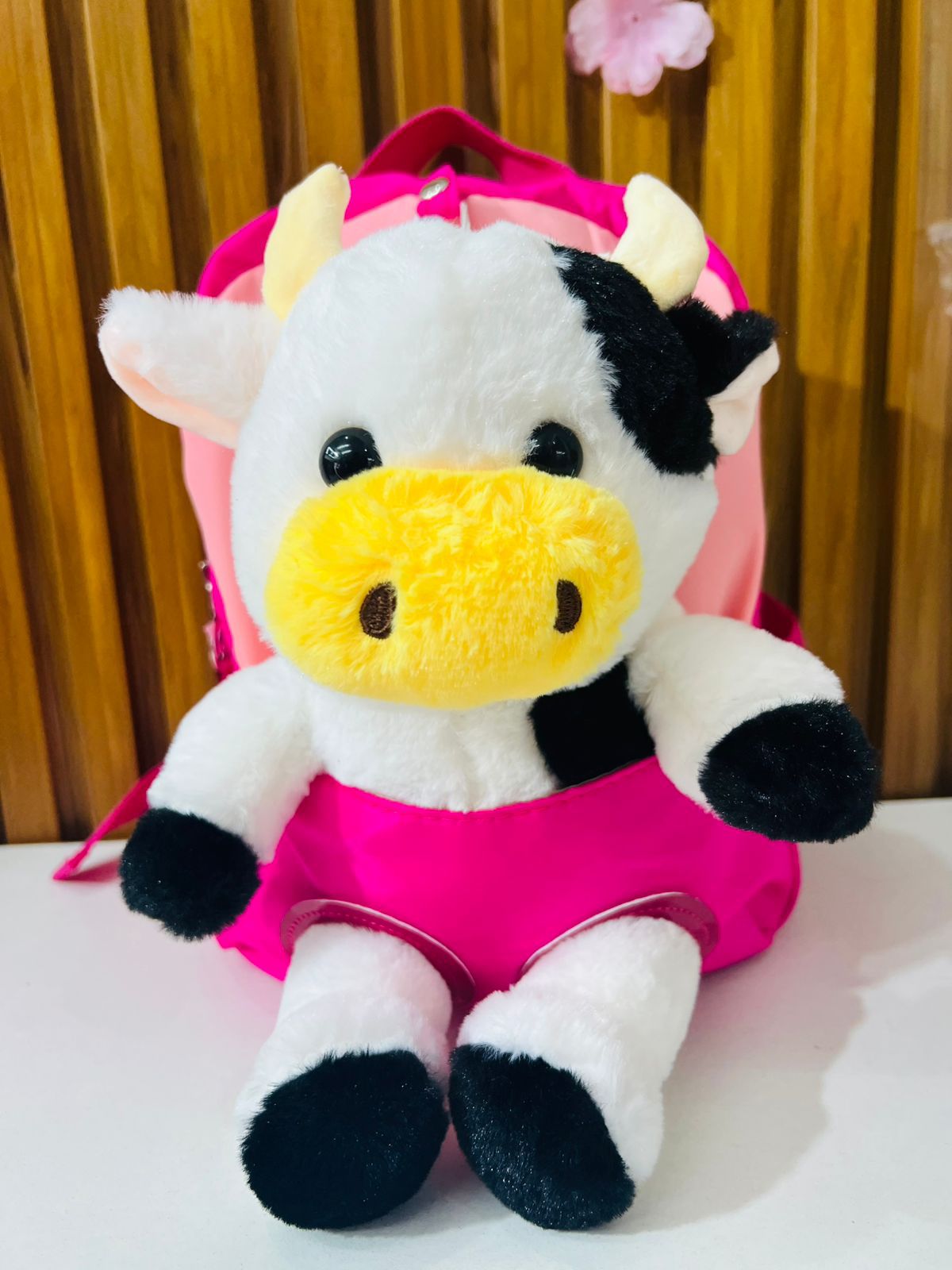 Mini Mochila Infantil 04-Vaquinha Fofa 🐮🎒