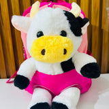 Mini Mochila Infantil 04-Vaquinha Fofa 🐮🎒