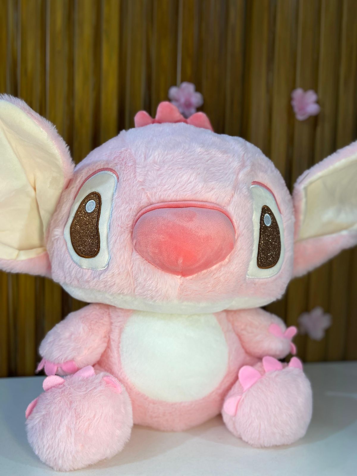 Pelúcia Stitch Rosa 40cm