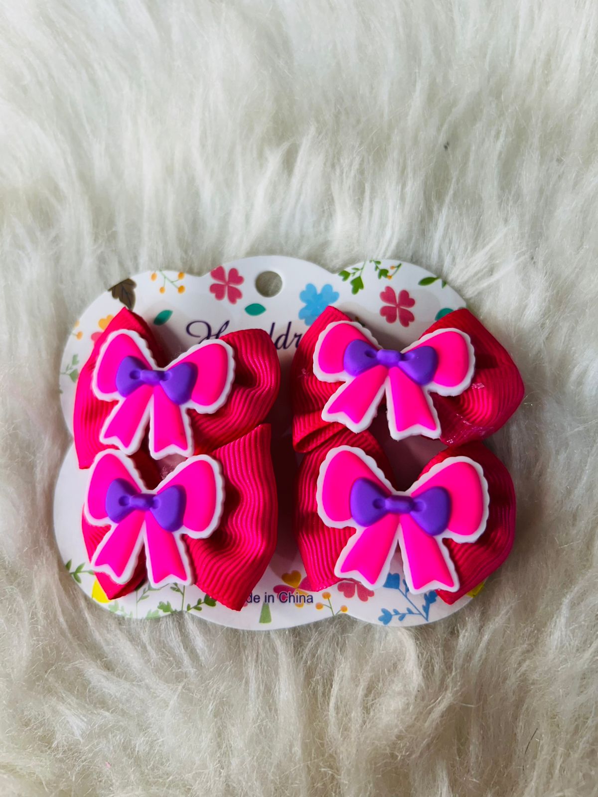 🎀 Kit Laços Coloridos com Aplique