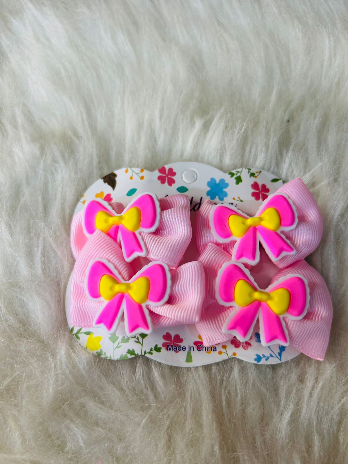 🎀 Kit Laços Coloridos com Aplique