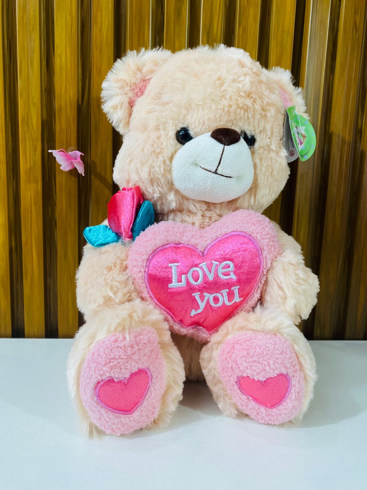 Urso de Pelúcia com Coração “Love You”