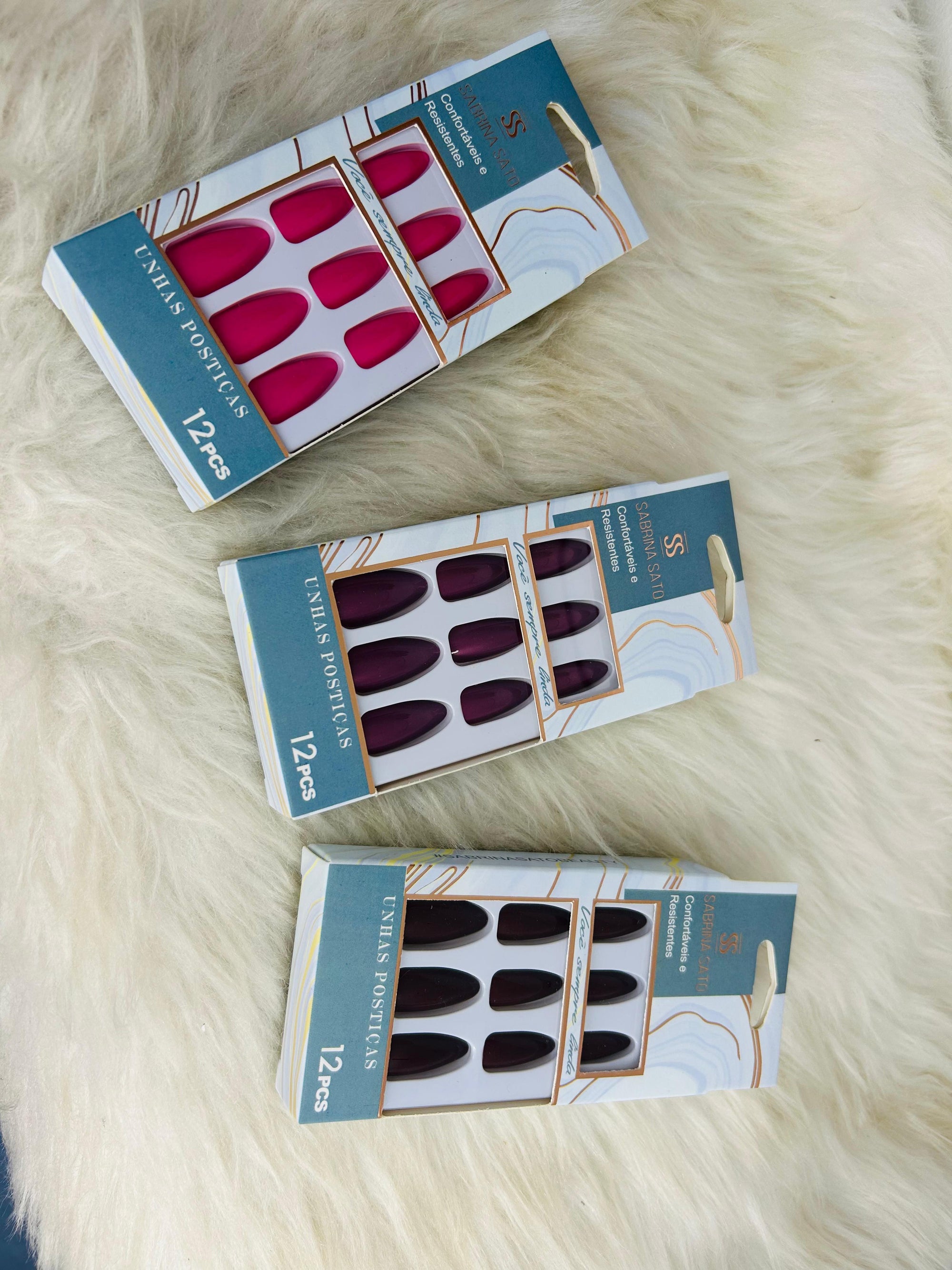 Unhas Postiças – Kit com 12 peças- Sabrina Sato