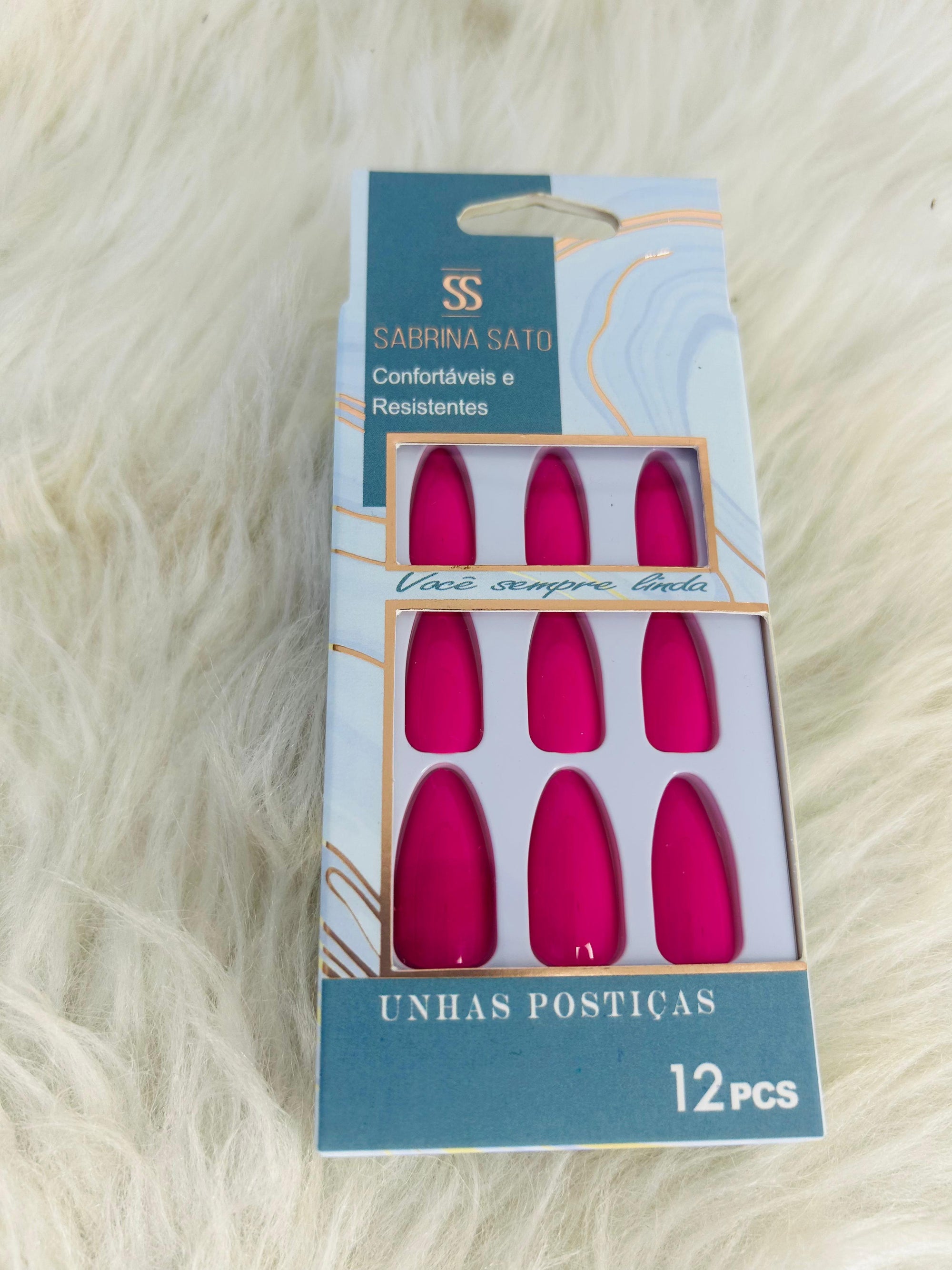 Unhas Postiças – Kit com 12 peças- Sabrina Sato