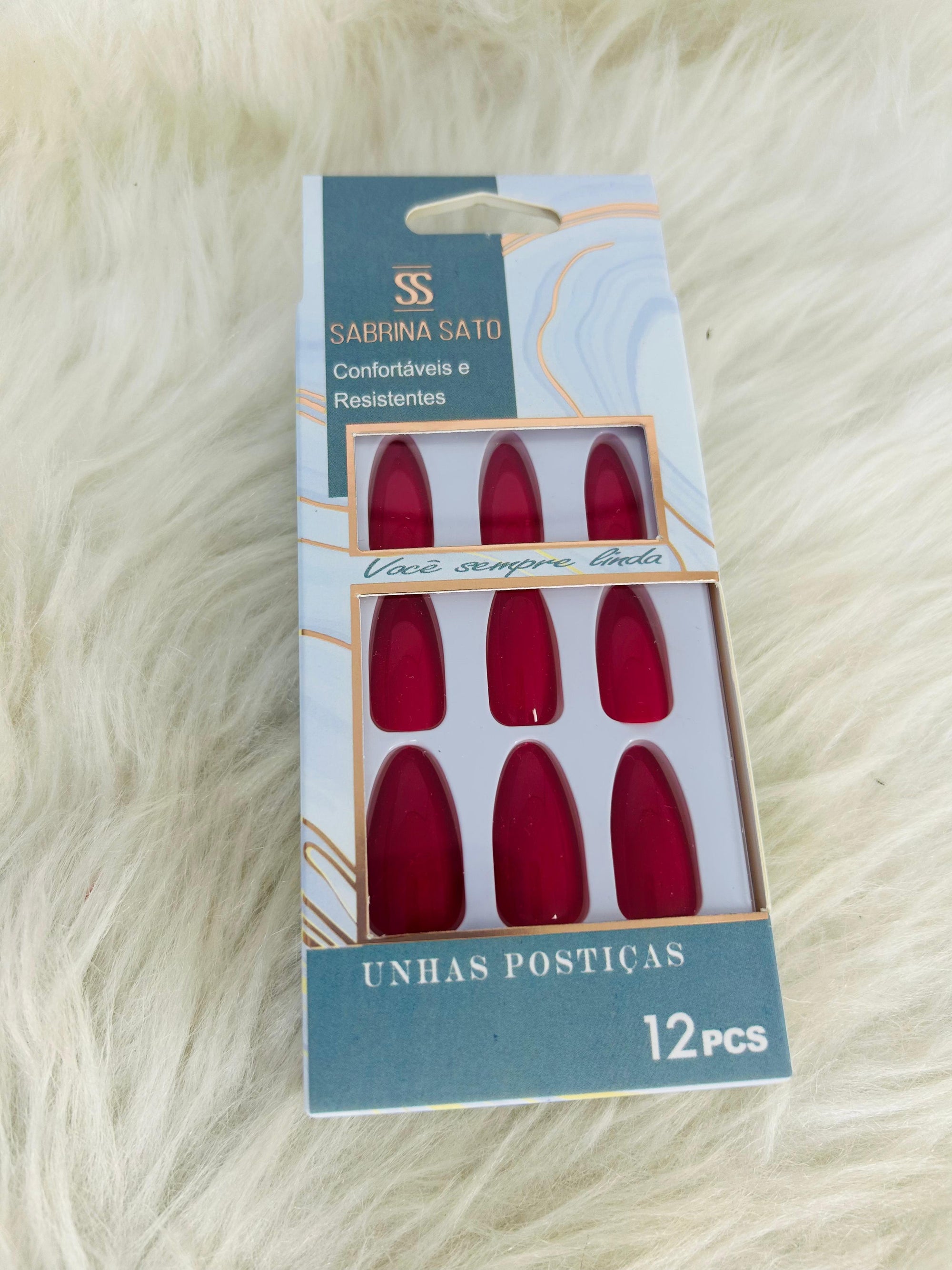 Unhas Postiças – Kit com 12 peças- Sabrina Sato