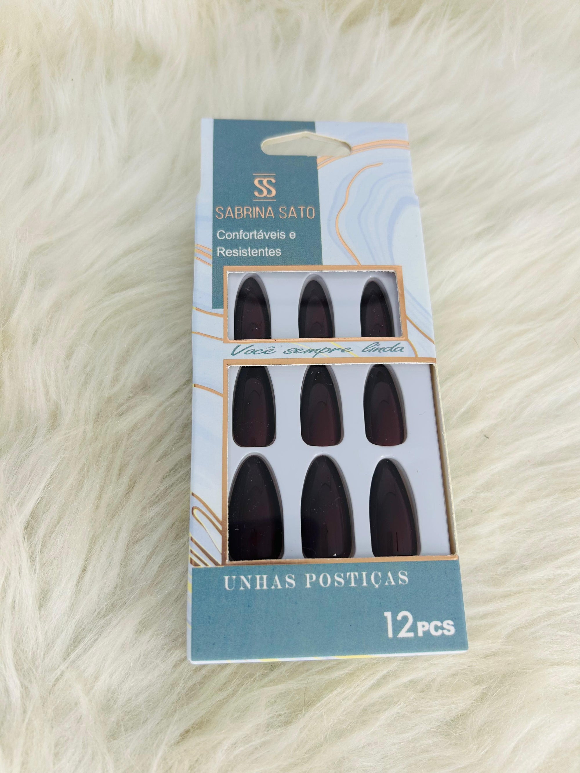 Unhas Postiças – Kit com 12 peças- Sabrina Sato