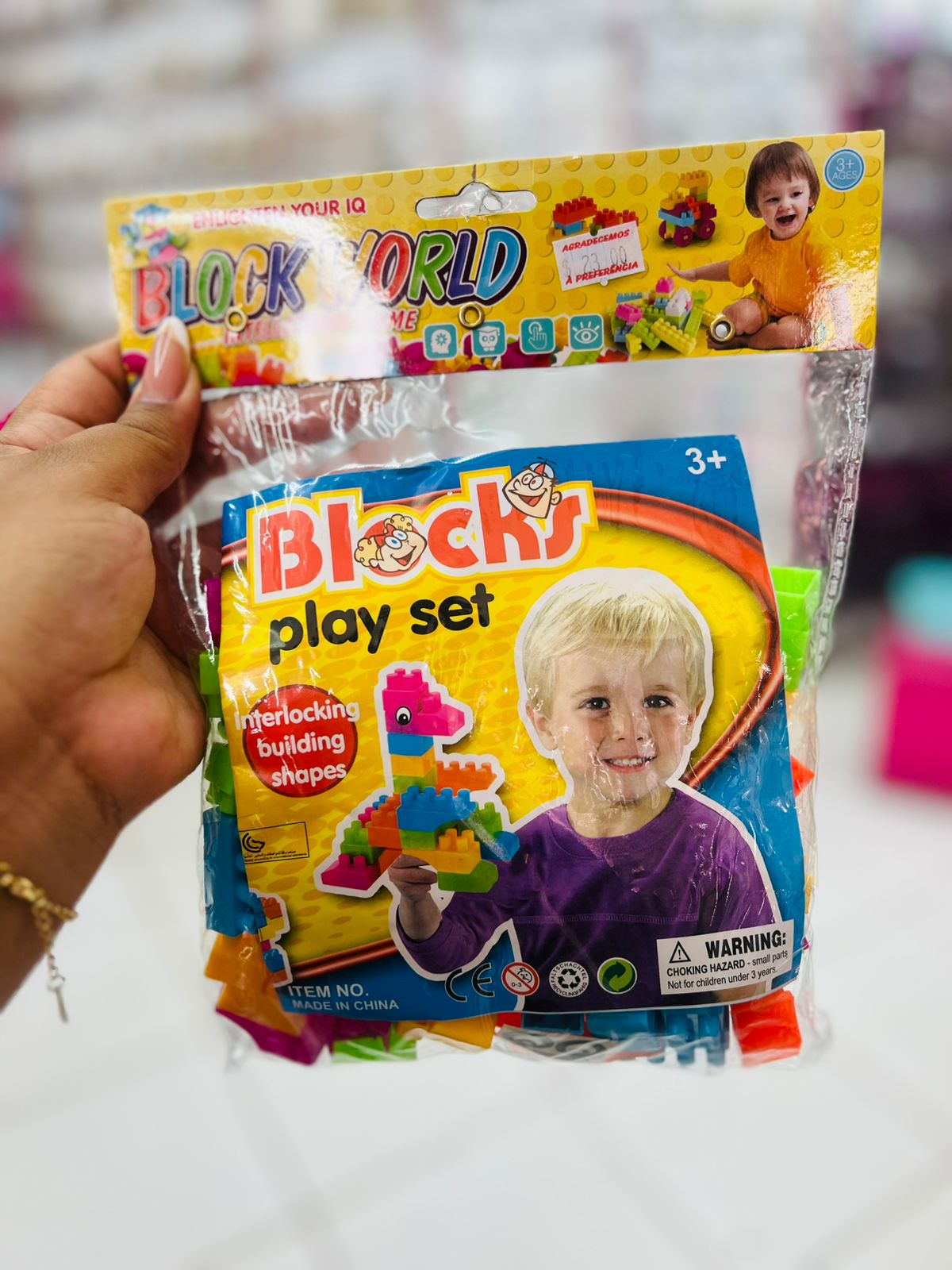 Blocos de Montar Infantil – Block World Play Set