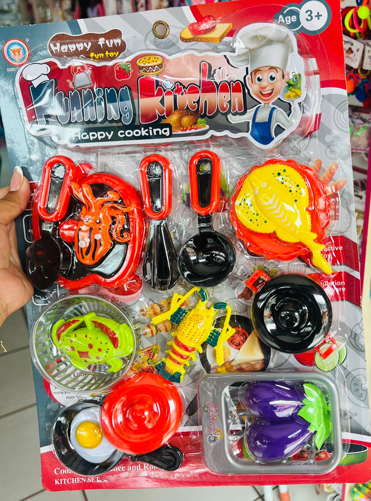 Kit Cozinha Infantil – Funny Kitchen Happy Cooking