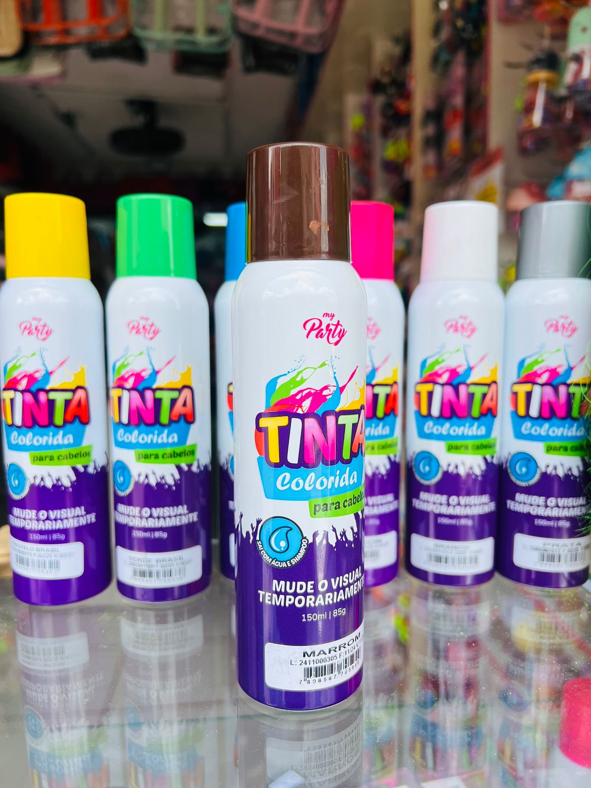 Pinta Cabelo-Efeito Temporário 🎨✨