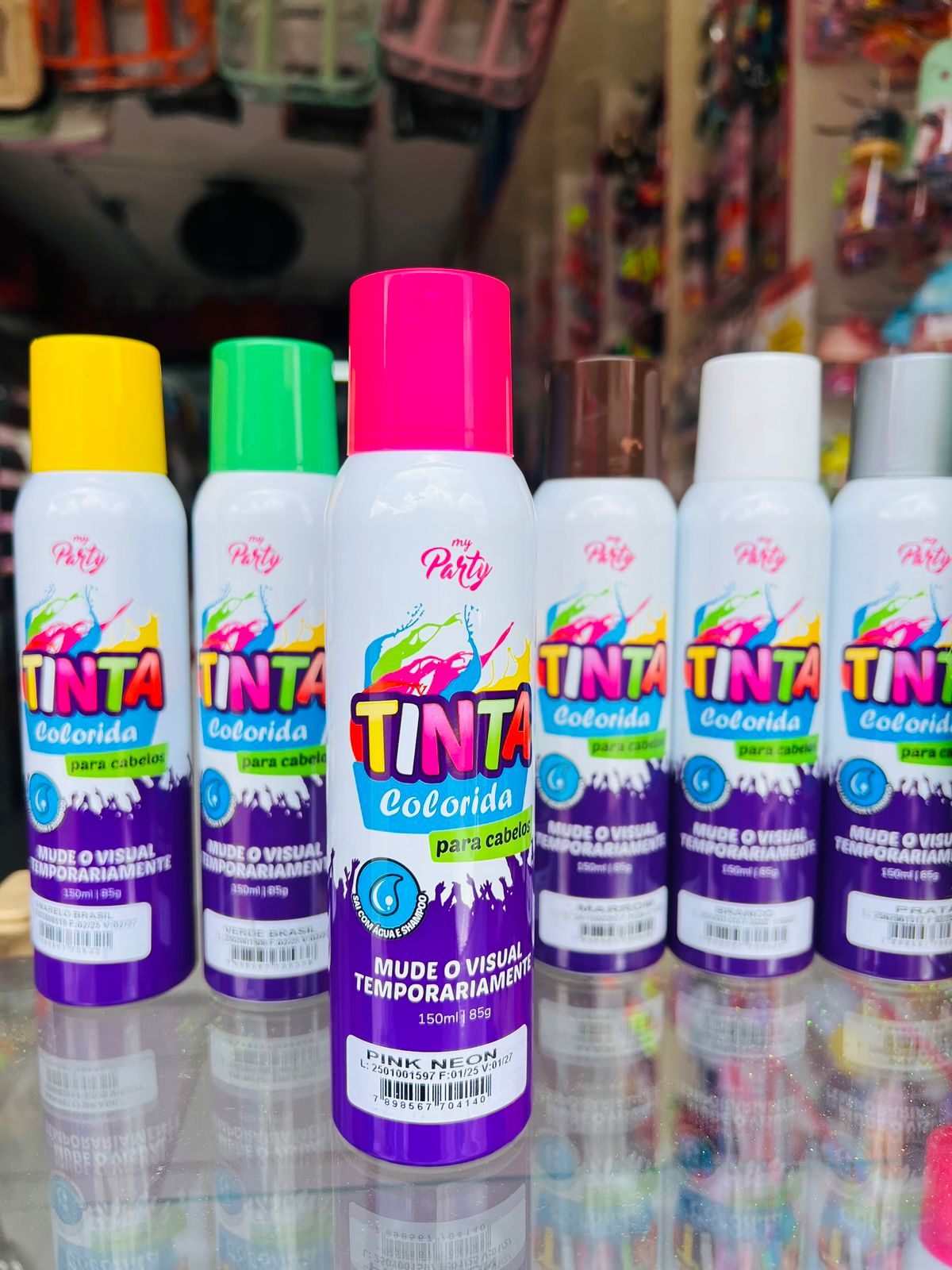 Pinta Cabelo-Efeito Temporário 🎨✨