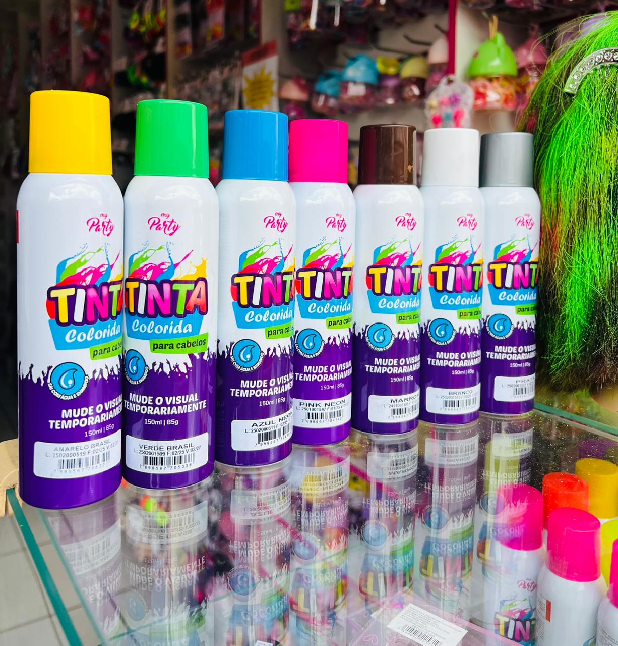 Pinta Cabelo-Efeito Temporário 🎨✨