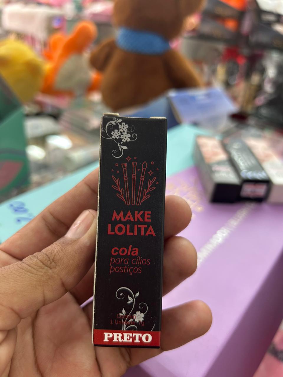 Cola para Cílios Postiços Make Lolita – Preta 🖤✨