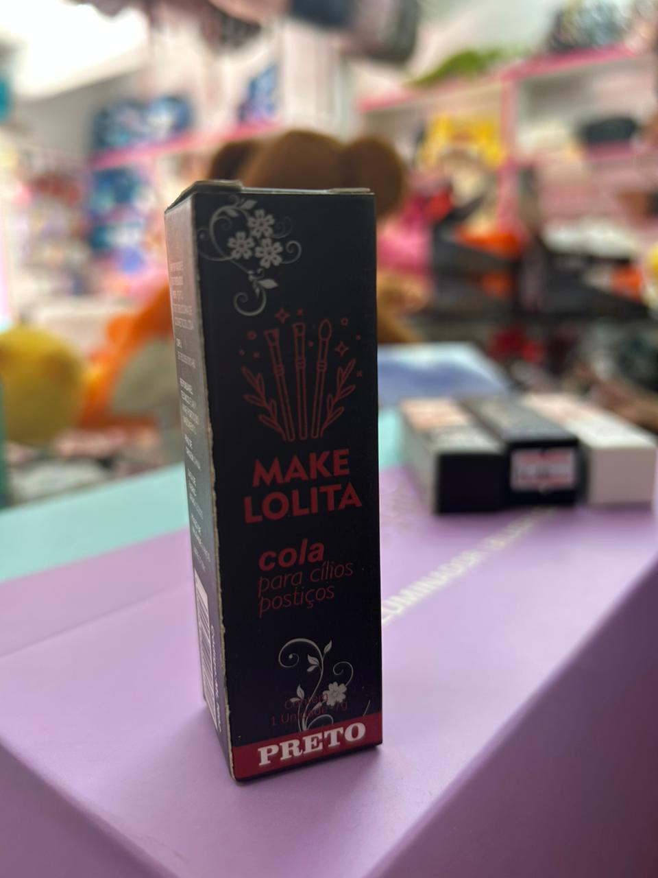 Cola para Cílios Postiços Make Lolita – Preta 🖤✨