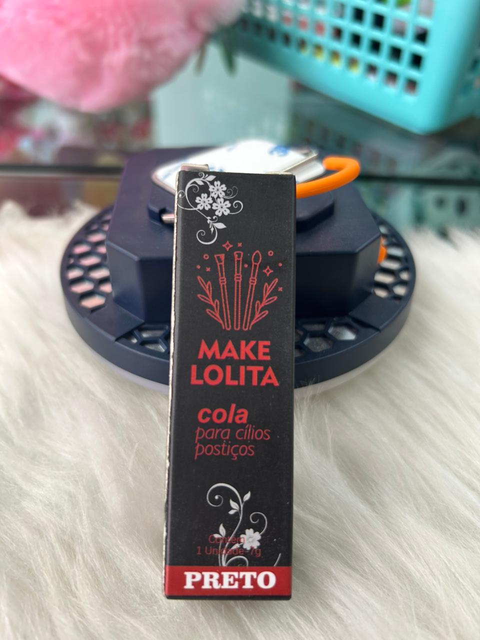Cola para Cílios Postiços Make Lolita – Preta 🖤✨