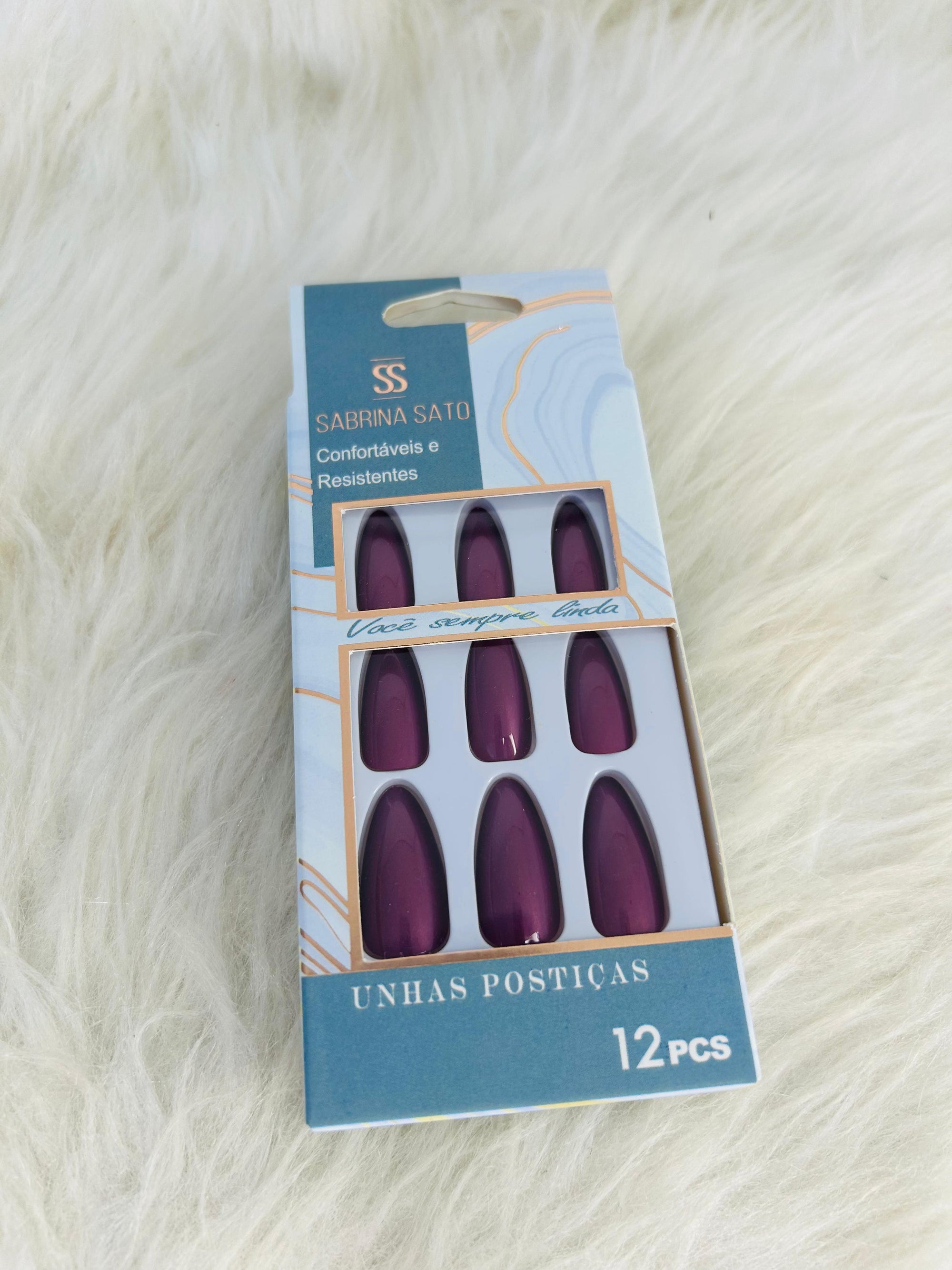 Unhas Postiças – Kit com 12 peças- Sabrina Sato